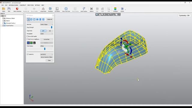 QS Tutorials_ Crease Edges - How to do Reverse Engineering with QUICKSURFACE