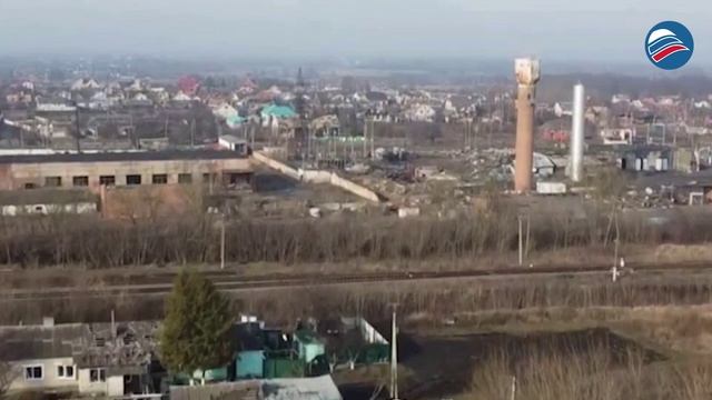 Суджа с высоты птичьего полета: видео из освобожденного города