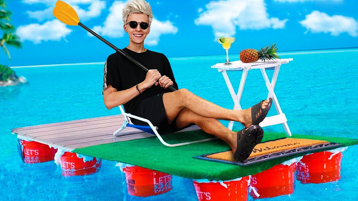 КТО ПОСТРОЕТ ЛУЧШЕ ПЛОТ,ПОЛУЧИТ 1000$