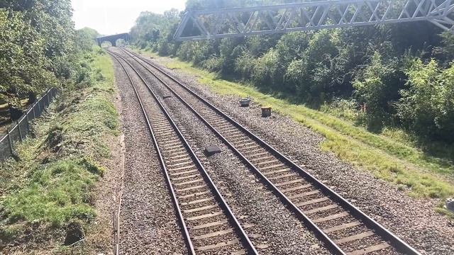 Harborough station class 66767 Kings Cross PSB ketton cement 667￼52 the Hoosier state GBRFS 5/9/23