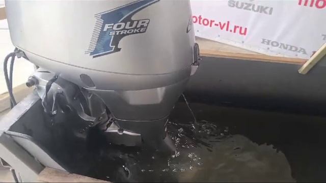 Запуск двигателя Honda BF40