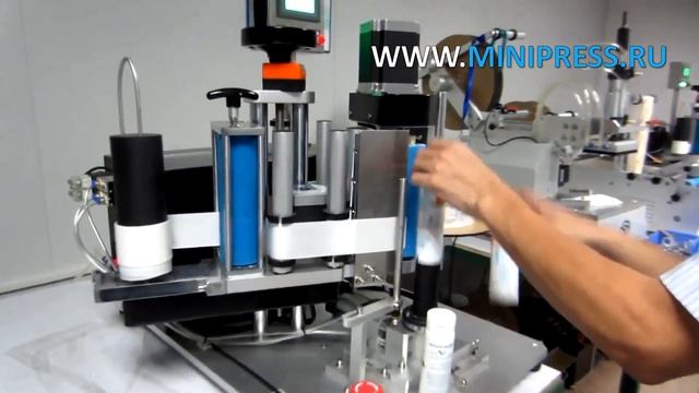 Этикетировочная машина для пустых пластиковых туб TR-04 Minipress.ru