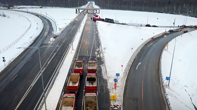 Госкомпания «Автодор» предупреждает водителей об ухудшении погодных условий на трассе М-11 «Нева»