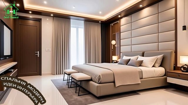Спальня модерн минимализм фото идеи для вдохновения 🛏️ (64)