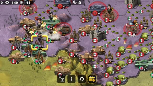 World Conqueror 4 прохождение Battle of Mareth line