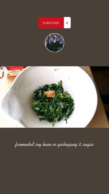 Bok Choy doenjang muchim (청경채 무침) #shorts @esteeinsweden