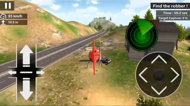 Radar Find (Find The Robber) :Helicopter Flight Simulator 2017