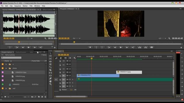 التعامل مع الأدوات والشريط الزمني  داخل برنامج البريمير :: Adobe Premiere Pro CC 2014