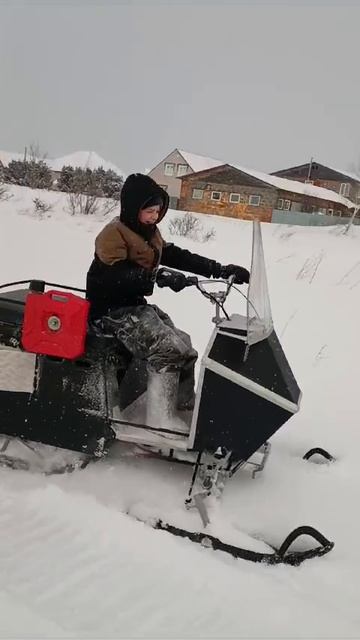 Самодельный снегоход (Палочник)