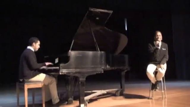 Gompers Preparatory Academy - Tara James and Vairon Perez Sing Greatest Love of All