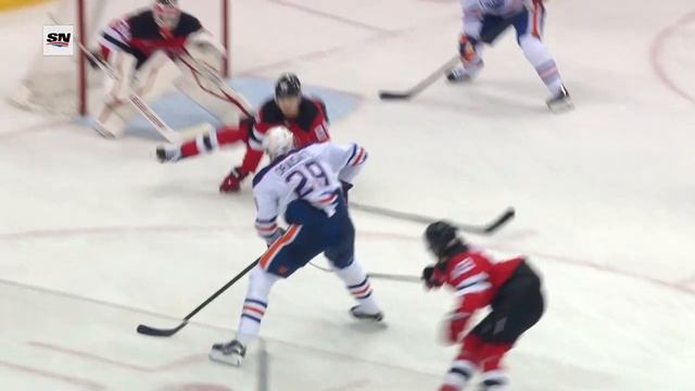 Oilers' Leon Draisaitl Takes Connor McDavid Feed And Goes Short Side For 47th Goal