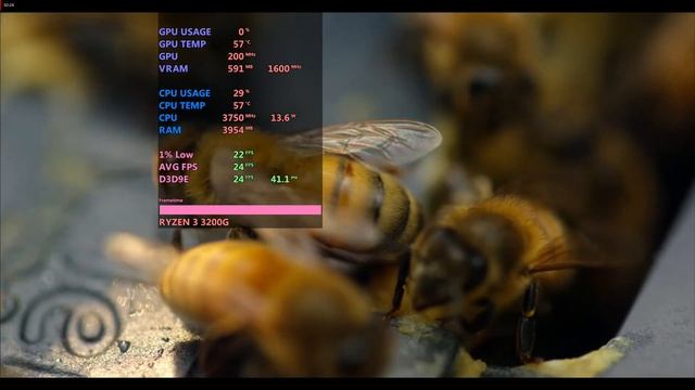 Ryzen 3200g Vega 8 apu | 4k video playback test