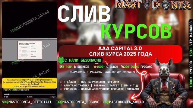 Aaa capitals курс 2025 слив