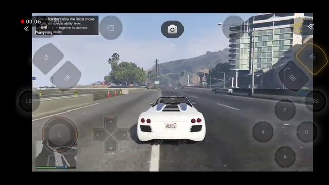 Playing gta v in mobile by help cloud games ||  100% real  with high graphics || gaming gamerz ||