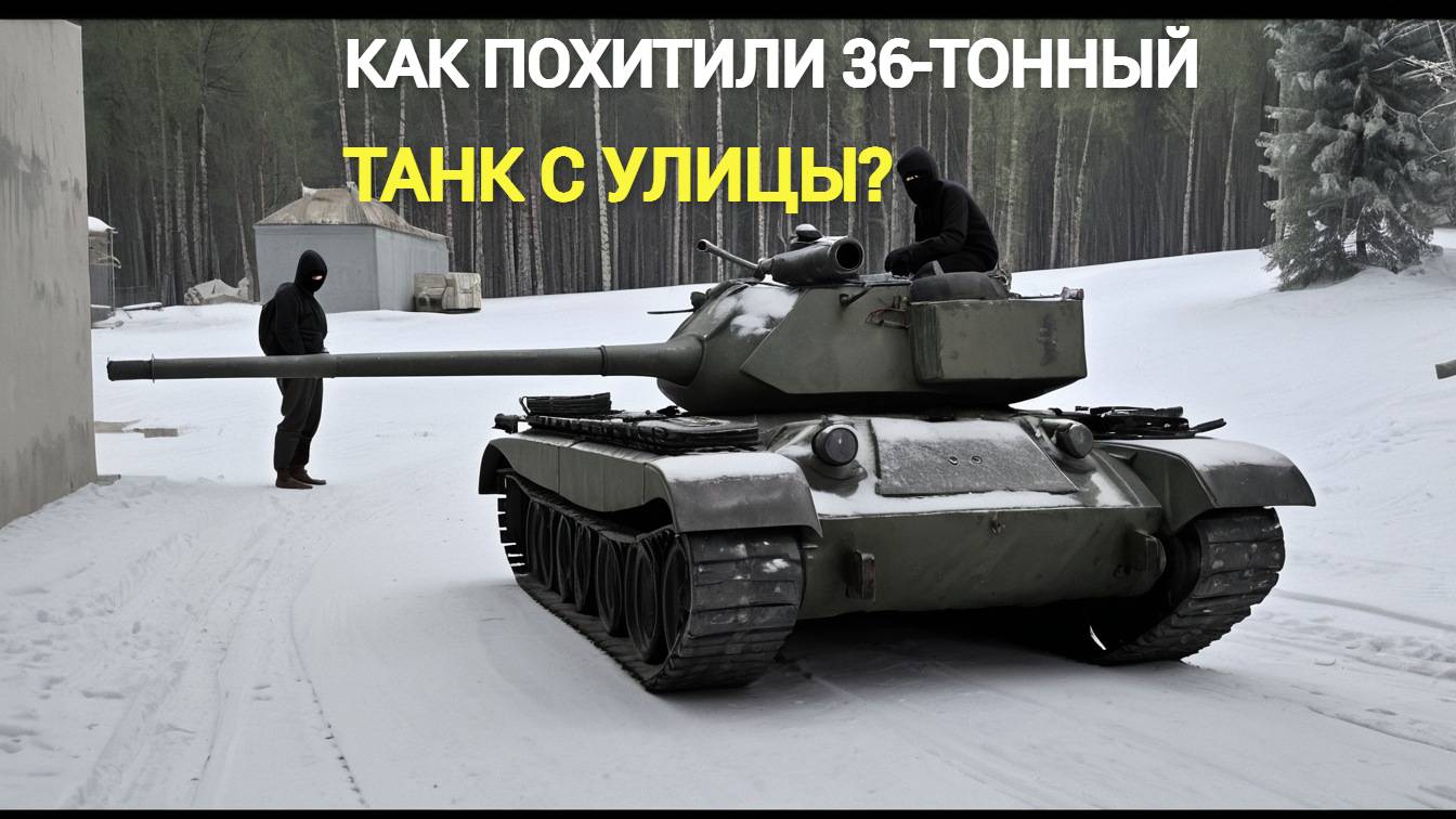 Как украли танк Т-55 в Польше!