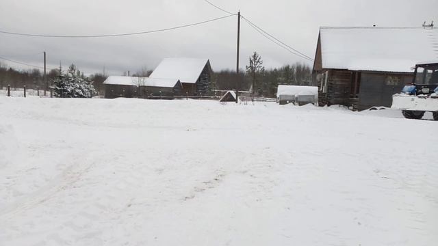 МтЗ-82.1 чистка снега.