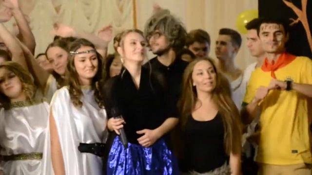 Финальная песня. День учителя в Пед.университете им.Ушинского. Одесса