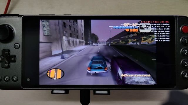 Installing test Dimensity 1200 with AetherSX2, GTA 3 2x resolution