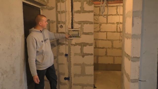 Стандартная электрика для квартиры в новостройке ЖК Зеленстрой 2 ул. Конструктора Грязева.