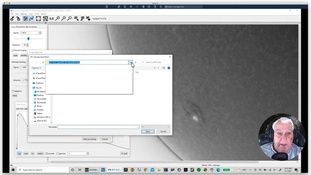 Sun Time Lapse Processing