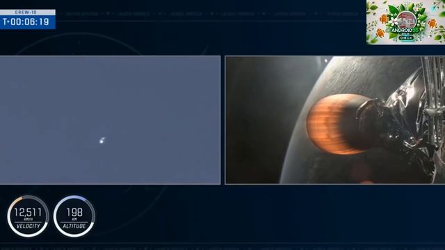 NASA и SpaceX успешно запустили Crew-10 к МКС. 15 марта 2025 г.