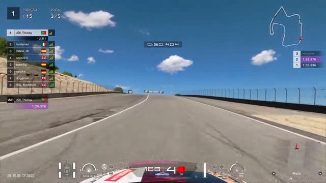 WEATHERTECH RACEWAY LAGUNA SECA - PEUGEOT RCZ GR GR.4 - CORRIDA DIÁRIA B EUROPEIA #163