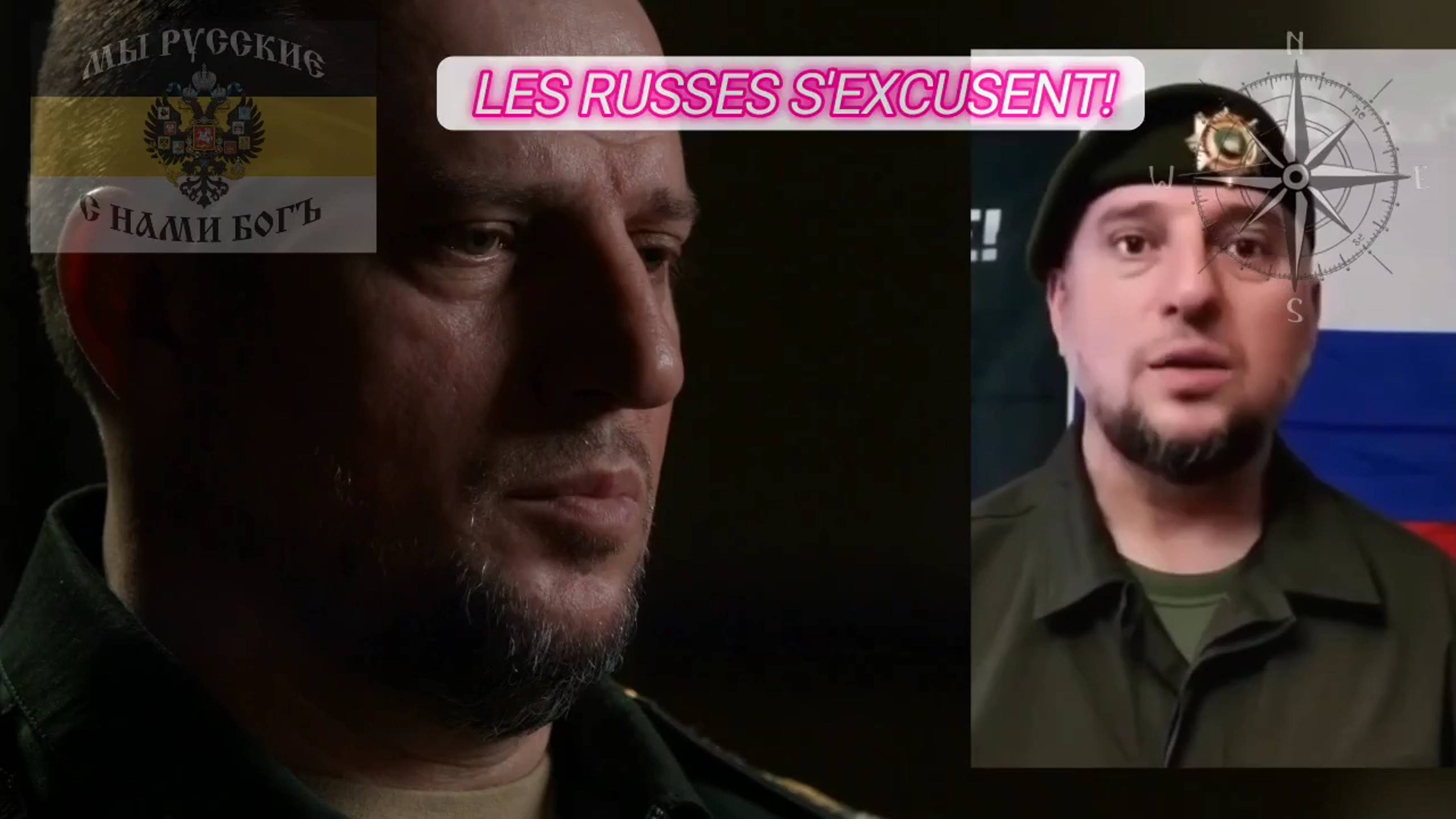 LES RUSSES S'EXCUSENT! Русские просят прощения..