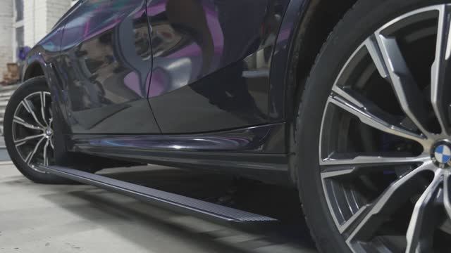 Электрические выдвижные пороги ATS для BMW X6 restyling