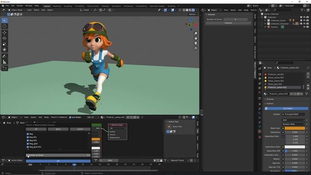 Pencil+ 4 Material for Blender│Material Batch Conversion