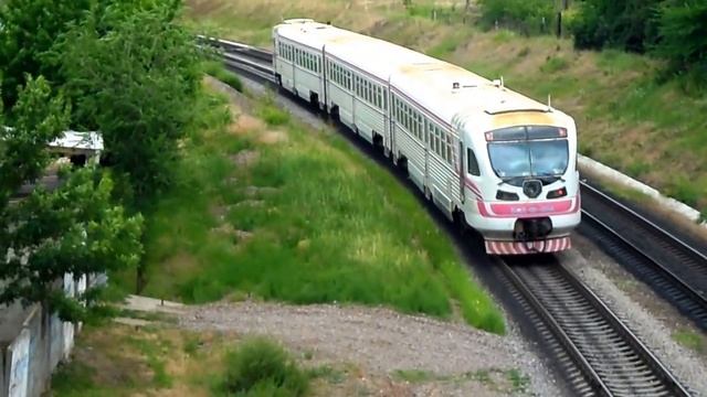 Вид с моста на Апостоловский под ДЭЛ02. Николаев