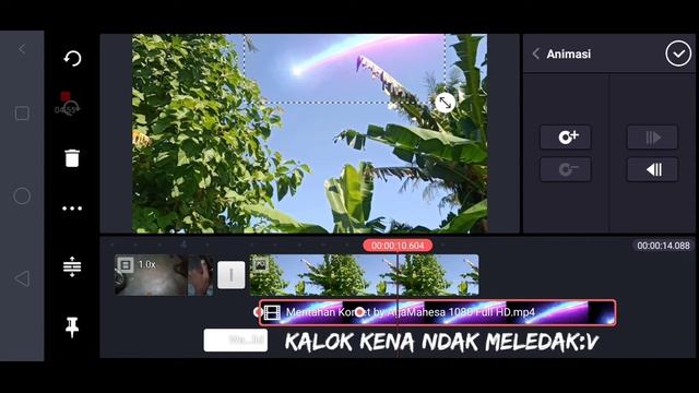 TUTORIAL KOMET/TUTORIAL TIAMAT KIMI NO NAWA/KINE MASTER TUTORIAL