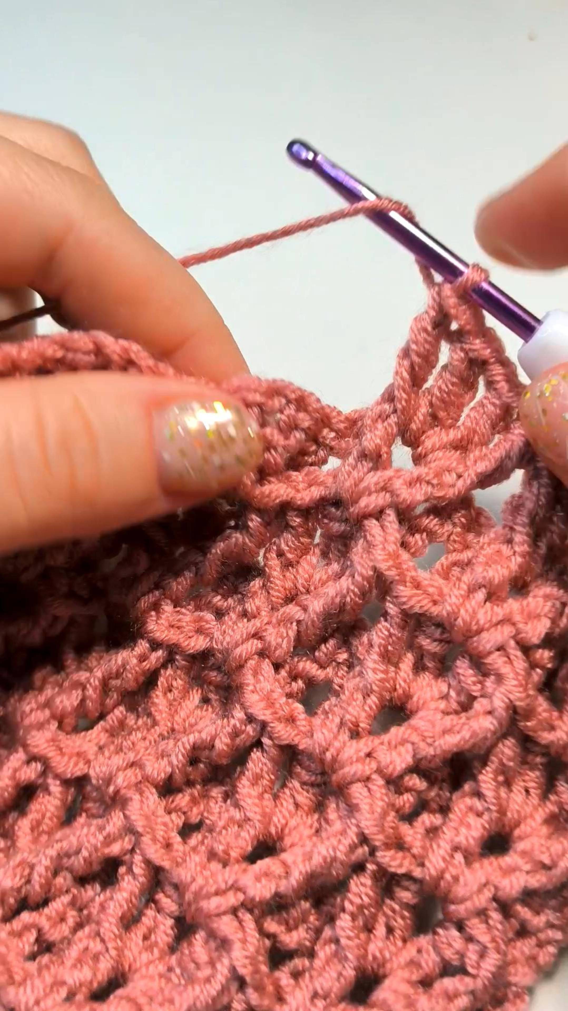 Рельефный узорчик крючком 🤩#crochet #shorts