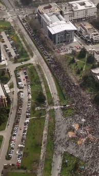 🇷🇸⚡500 000 вышли на улицы: В столице Сербии вспыхнули масштабные протесты против президента