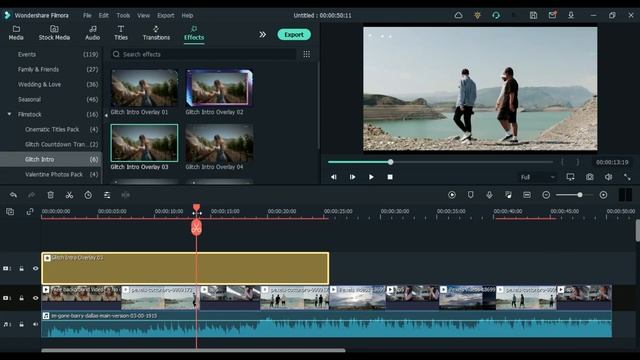 HOW TO MAKE CINEMATIC GLITCH INTRO FOR CHANNEL | WONDERSHARE FILMORA 11 | SKF!