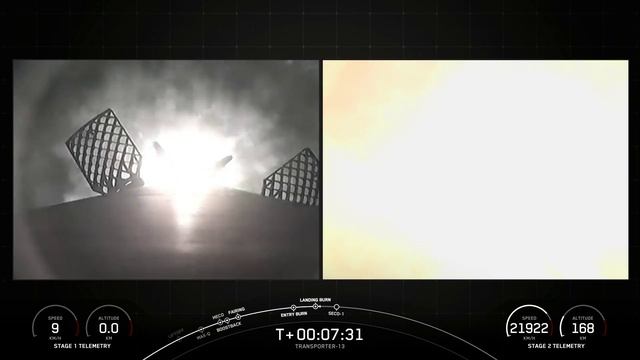400-я посадка первой ступени ракеты Falcon 9