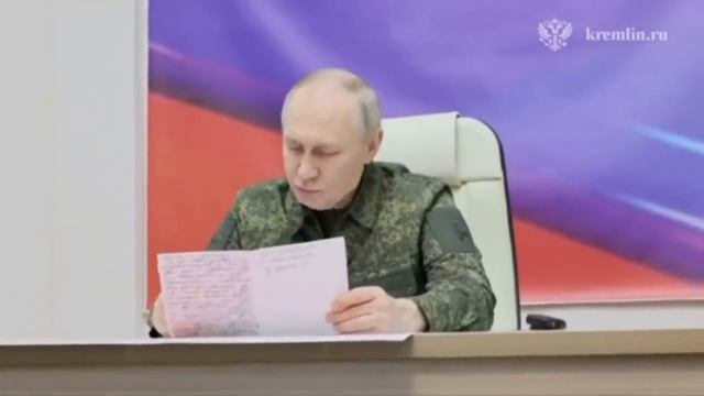 ПУТИН В КУРСКЕ ВАЖНЫЙ РАЗГОВОР