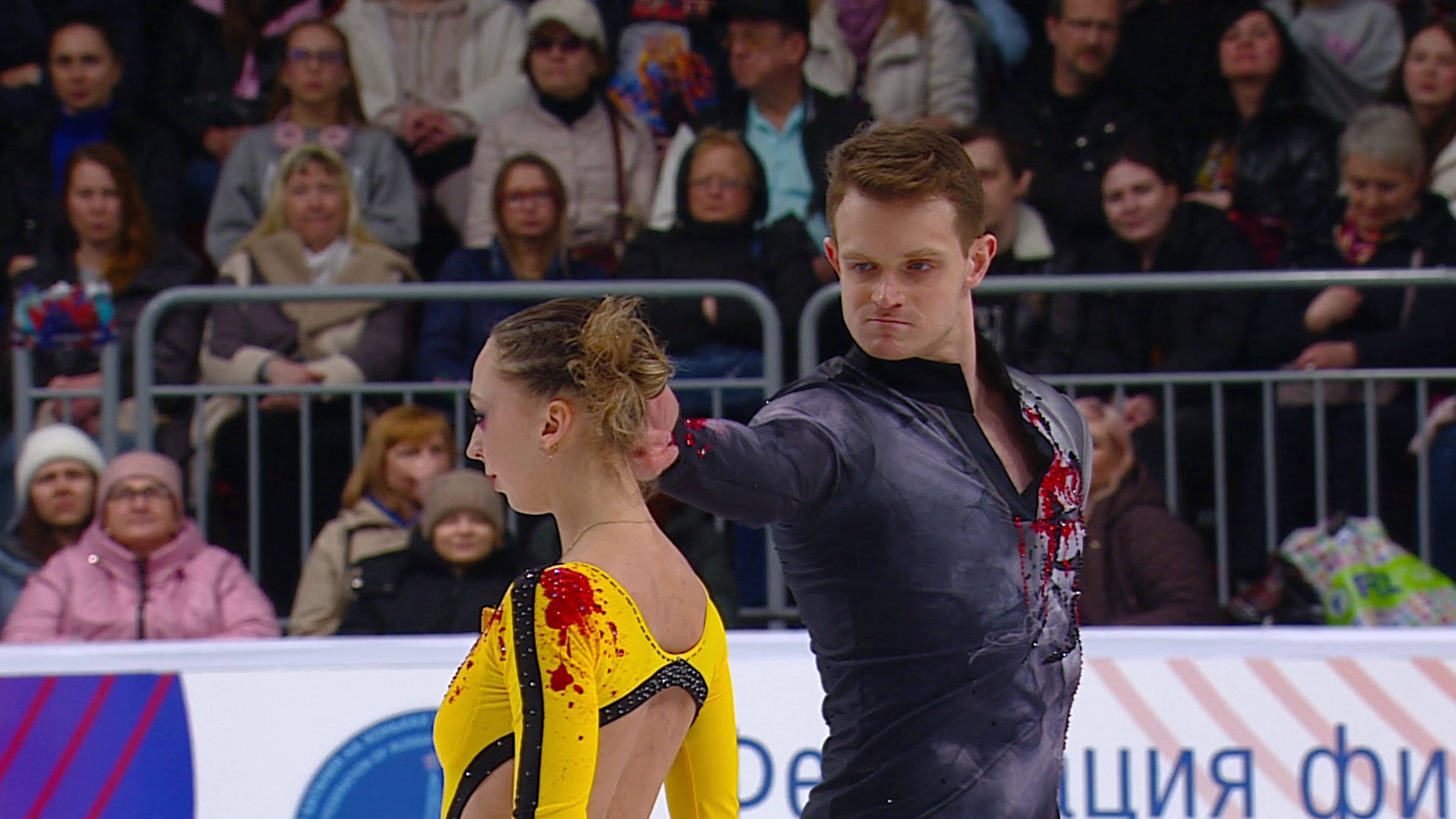 Александра Бойкова — Дмитрий Козловский. Пары. Короткая программа. Т-Банк Кубок Первого канала по фи