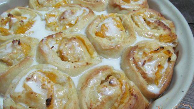 Булочки с творогом и мандарином