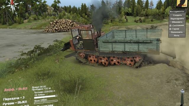 SpinTires 2017  ТДТ -- 55