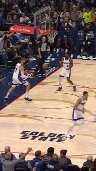 Draymond is FEELING HIMSELF early!