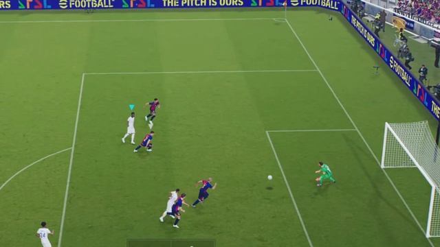 eFootball 2025. Drag-back by Vinisius Jr