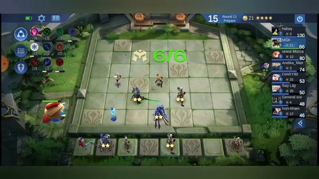 Magic chess (mobile legend bang bang)The most win SYENGY strength ,