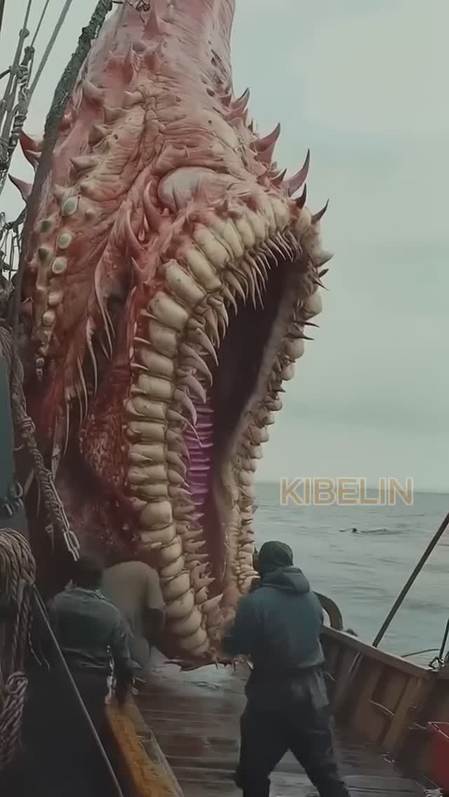 Неизвестное морское зубастое существо (ai)
