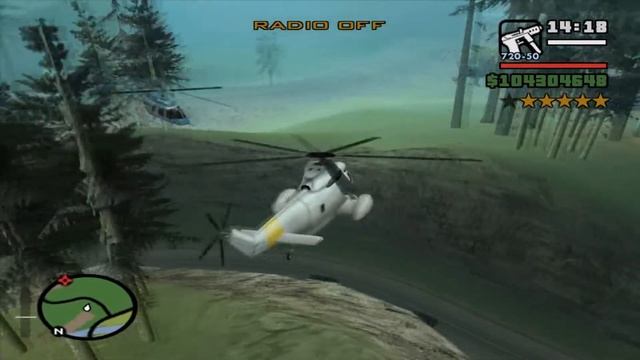 Gta:Sa Helicopter War lol