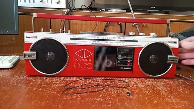SHARP QT-70 ремонт, профилактика, проверка.