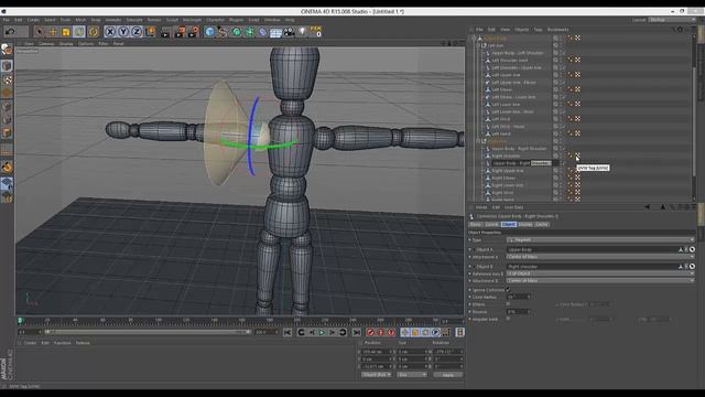 Cinema 4D Tutorial - How to Rig a Rag Doll
