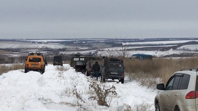Уаз перевернулся,или как мы искали снег,18ферраля 2017г