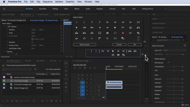 How to Make Proxy for 4k Footag@Adobe Premiere Pro Complete Video Editing Masterclass
