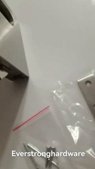 Everstrong stainless steel wall to glass sliding door lock