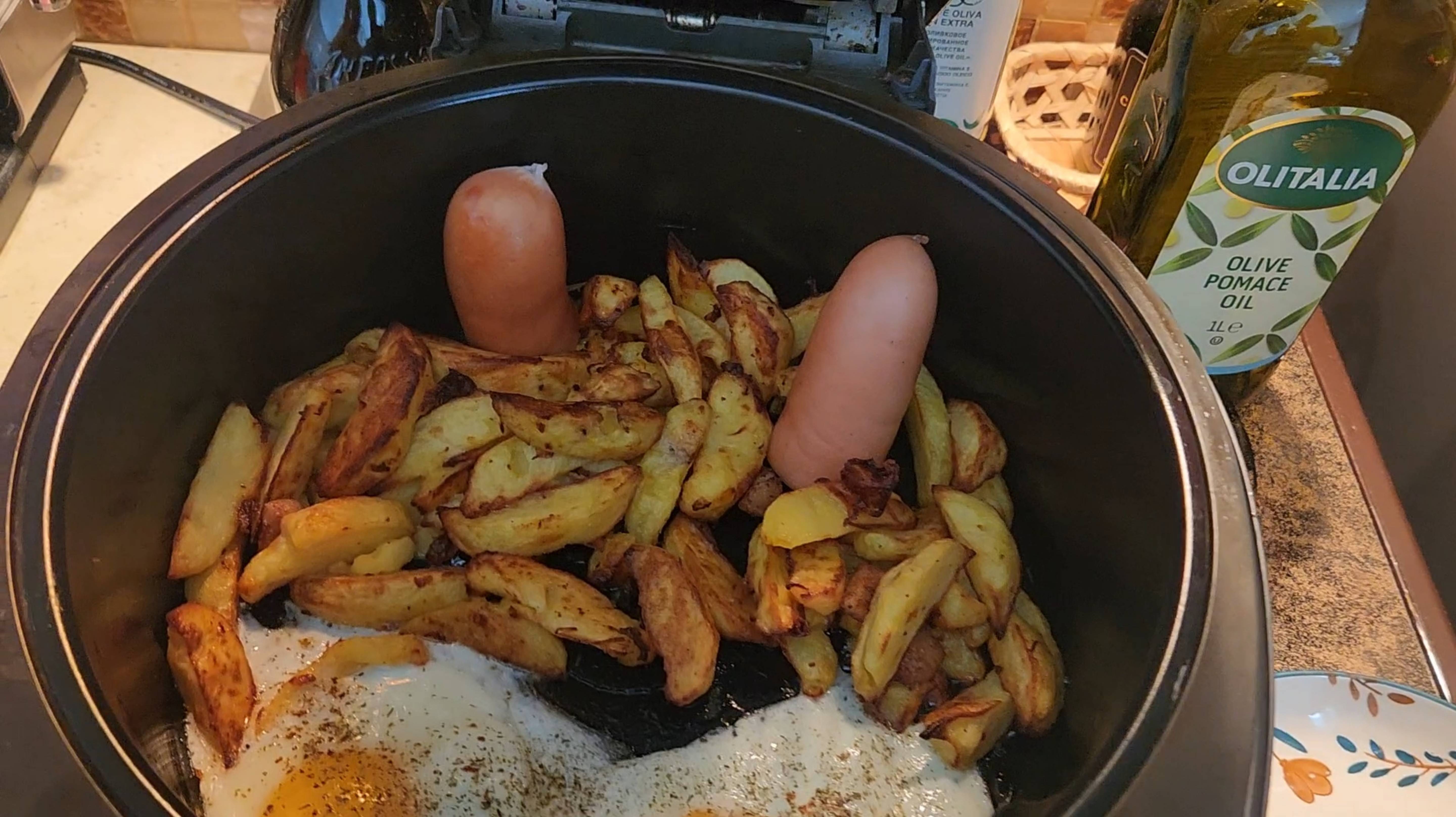 Настоящий деревенский картофель 🥔 🥓🥚😋